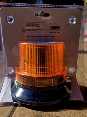 Image showing 1 th SMV Industries Amber Beacon LED Strobe Safety Light