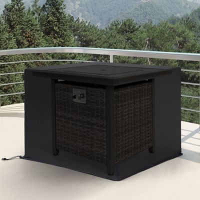 Image showing 6 th Nuu Garden All-Weather Protective Fire Pit Cover