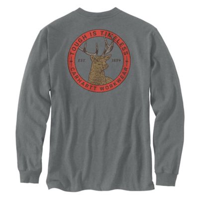 Carhartt Irvine Relaxed Deer Badge LS T-Shirt