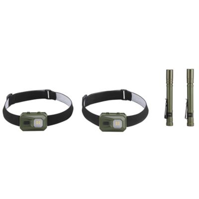 JobSmart 150 Lumen Penlight and Headlight Set, 2 pk.
