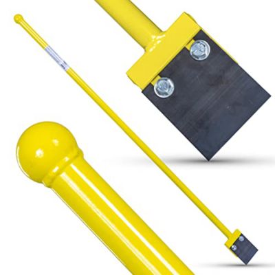 Tie Down 54.5 in. long Heavy Duty Steel Roofer & Ice Spud Bar with Knob Handle and 3.5 in. Blade