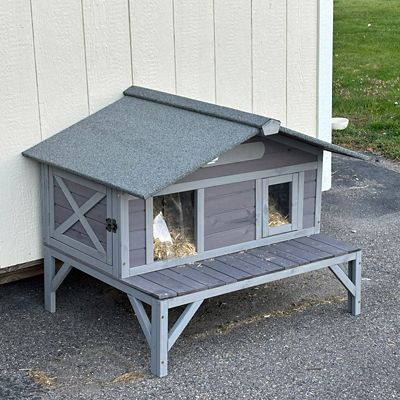 Image showing  Wooden Cat House for Feral Cats