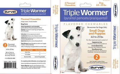 Image showing  Triple Wormer Puppies & Small Dogs (6-25 lb.), 12 ct.
