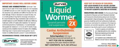 Image showing  Liquid Dog Wormer 2X 16 oz.