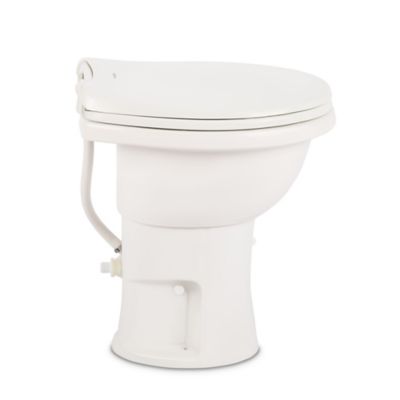 Image showing  410 Series Standard Profile Toilet with 18 in. Seat Height, Slow Close Round Seat, White, 9610008259