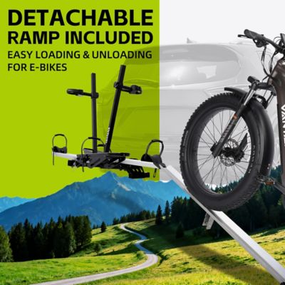 Image showing  200 lb. Hitch Mount Bike Rack with Ramp