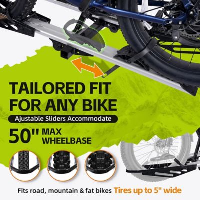 Image showing  200 lb. Hitch Mount Bike Rack with Ramp