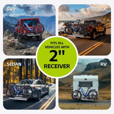 Image showing 7 th Vantana 200 lb. Hitch Mount Bike Rack with Ramp