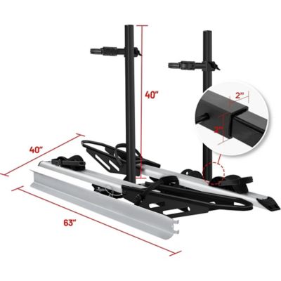 Image showing 9 th Vantana 200 lb. Hitch Mount Bike Rack with Ramp