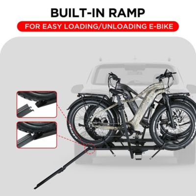 Image showing  2-Bike Hitch E-Bike Rack with Ramp