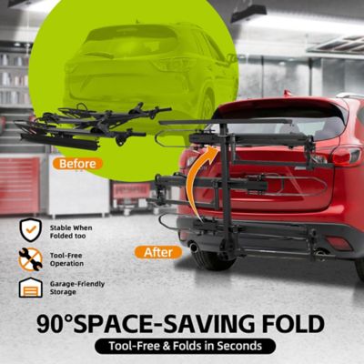 Image showing  3-Bike Hitch E-bike Rack with Ramp