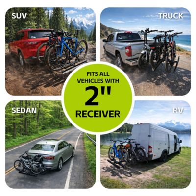 Image showing 7 th Vantana 3-Bike Hitch E-bike Rack with Ramp