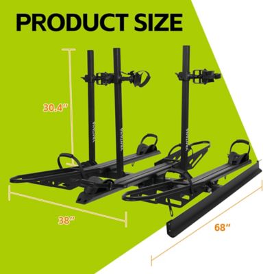 Image showing 9 th Vantana 3-Bike Hitch E-bike Rack with Ramp