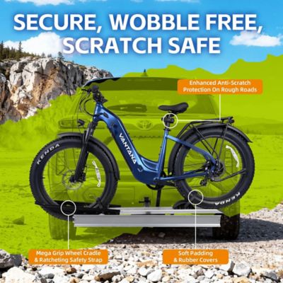 Image showing 7 th Vantana 100 lb. Hitch Mount Single Bike Rack with Ramp