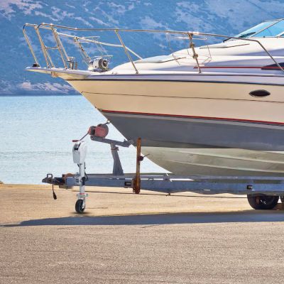 Image showing  1500 lb. Capacity Electric Marine Jack