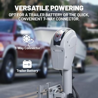 Image showing 7 th Uriah Products 1500 lb. Capacity Electric Marine Jack