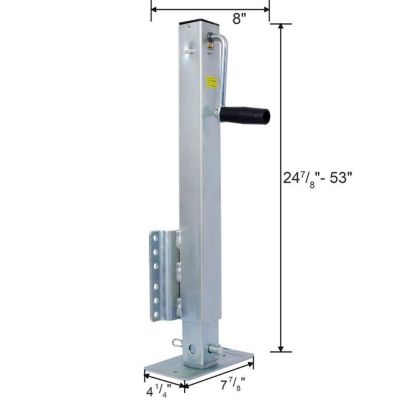 Image showing 9 th TMB Heavy Duty Trailer Jack, Max Load 2,500 lb.