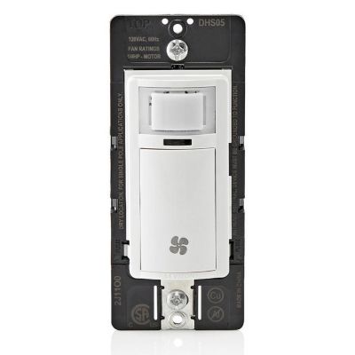 Leviton Humidity Sensor and Fan Control, White