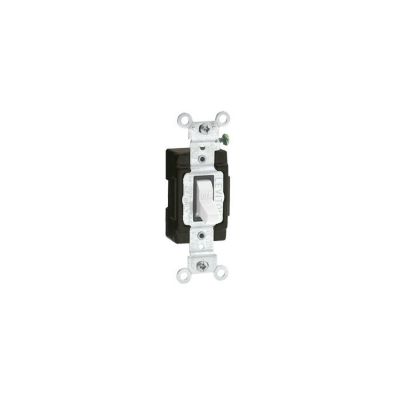 Leviton Commercial Lighted Switch, White