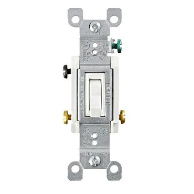 Leviton 3-Way Switch, 6 pk., White