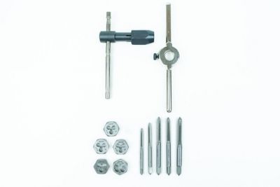 Image showing  12 pc. Machine Screw and Fractional Tap & Die Set