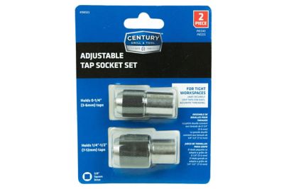 Century Drill & Tool 2 pc. Adjustable Tap Socket Set