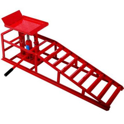 Image showing  5 Ton Hydraulic Ramps, Red, 2 pk.