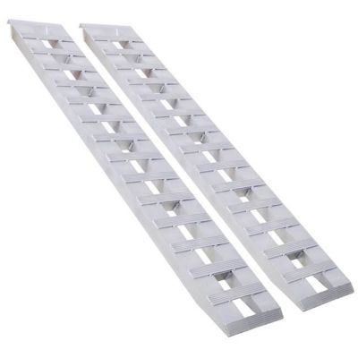 TMB 84 in. x 14 in. 6600 lb. Heavy-Duty Loading Ramps 2 pk., Silver