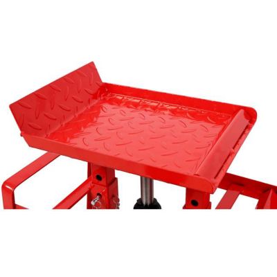 Image showing  5 Ton Hydraulic Ramps with Pedal, 2 pk., Red
