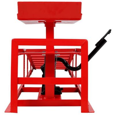 Image showing 8 th TMB 5 Ton Hydraulic Ramps with Pedal, 2 pk., Red