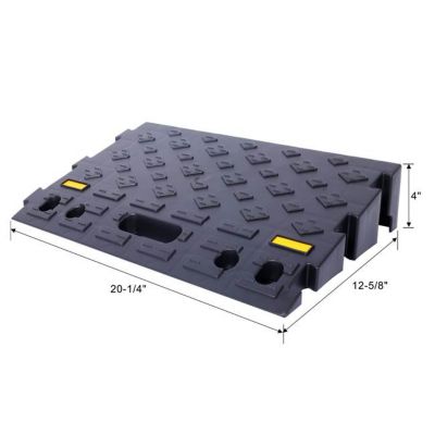 Image showing 9 th TMB 4 in. High Portable Automotive Curb Ramp 6600 lb. Capacity, 2 pk.