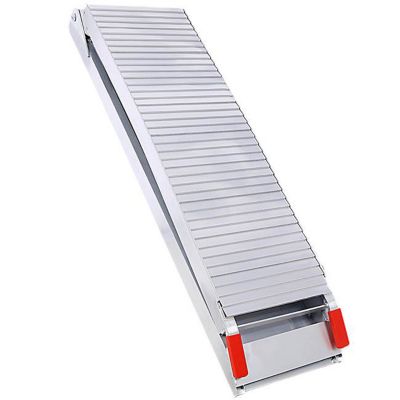 Image showing  80 x 12 in. Aluminum Loading Ramps 1500 lb. Capacity 2 pc., Silver
