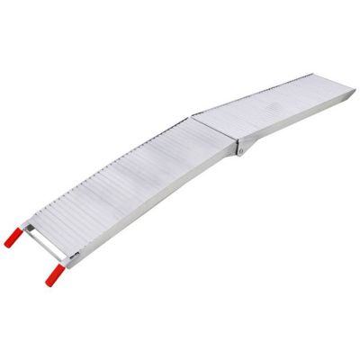 TMB 80 x 12 in. Aluminum Loading Ramps 1500 lb. Capacity 2 pc., Silver
