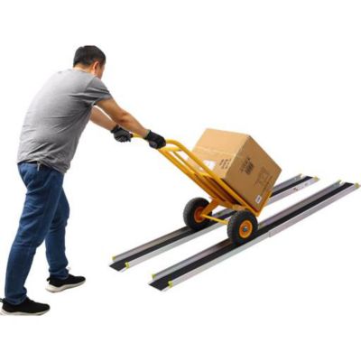 Image showing  7 ft. Adjustable Wheelchair Telescoping Track Ramps, with Bag