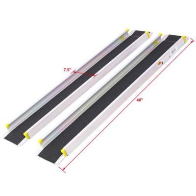 Image showing 8 th TMB 7 ft. Adjustable Wheelchair Telescoping Track Ramps, with Bag