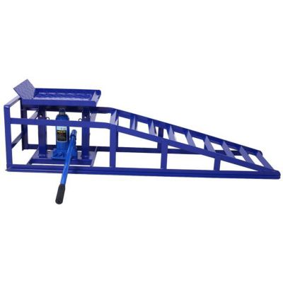 Image showing  5 Ton Hydraulic Ramps, Blue, 2 pk.