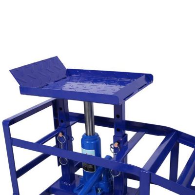 Image showing 5 th TMB 5 Ton Hydraulic Ramps, Blue, 2 pk.