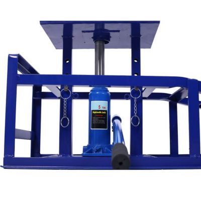Image showing 7 th TMB 5 Ton Hydraulic Ramps, Blue, 2 pk.