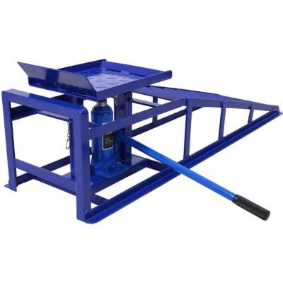Image showing 8 th TMB 5 Ton Hydraulic Ramps, Blue, 2 pk.
