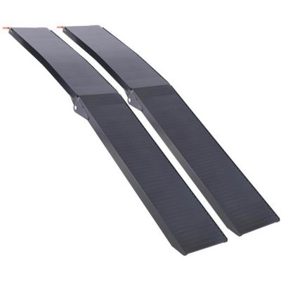 Image showing  80 x 12 in. Aluminum Portable Loading Ramps 1500 lb. Capacity 2 pc., Black