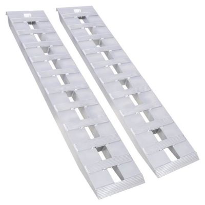 TMB 60 in. x 12 in. 6600 lb. Heavy-Duty Loading Ramps 2 pk., Silver