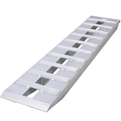 Image showing  60 in. x 12 in. 6600 lb. Heavy-Duty Loading Ramps 2 pk., Silver