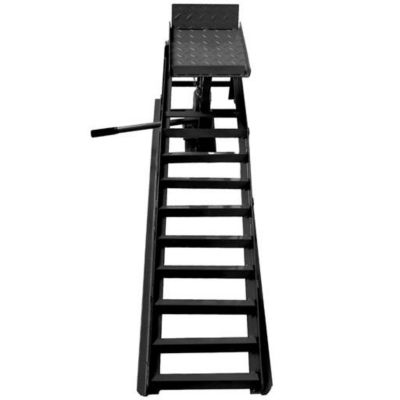 Image showing 7 th TMB 5 Ton Hydraulic Ramps, Black, 2 pk.