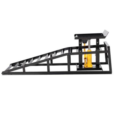 Image showing  5 Ton Hydraulic Ramps with Pedal, 2 pk., Black
