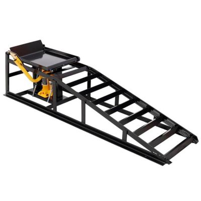 Image showing  5 Ton Hydraulic Ramps with Pedal, 2 pk., Black