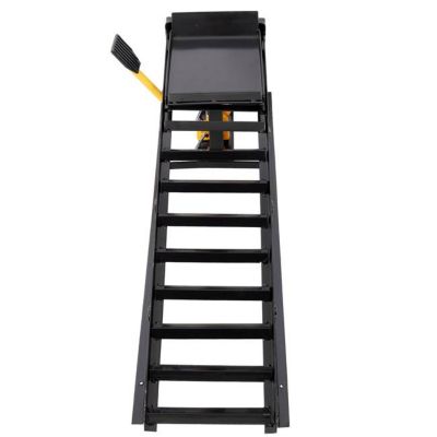 Image showing 7 th TMB 5 Ton Hydraulic Ramps with Pedal, 2 pk., Black