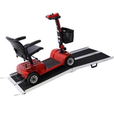 Image showing  7 ft. Foldable Wheelchair Ramp 600 lb. Capacity