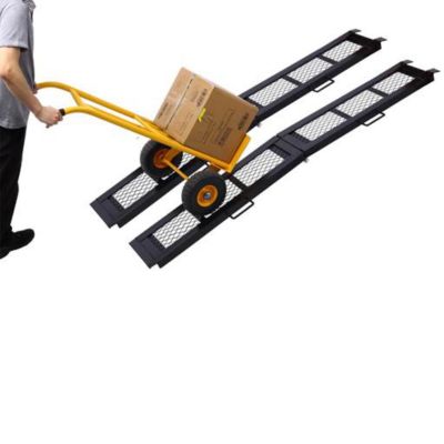 Image showing  80 in. Steel Loading Ramp 800 lb. Capacity, 2 pk., Black