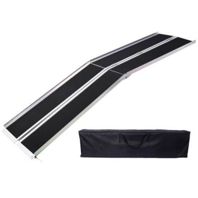 TMB 10 ft. Foldable Wheelchair Ramp 600 lb. Capacity, with Bag