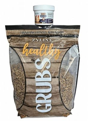 Zylina Healthy Grubs 5 lb. Bag for Chickens With Probiotic Additive